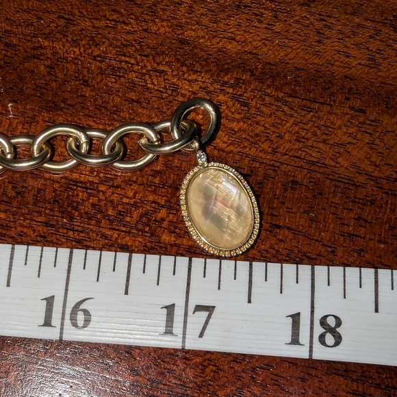 Ann Taylor Pearlescent Toggle Necklace - Picture 3 of 3